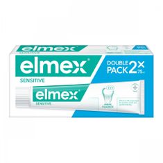 Elmex Sensitive Plus zobna pasta, 2x, 75 ml