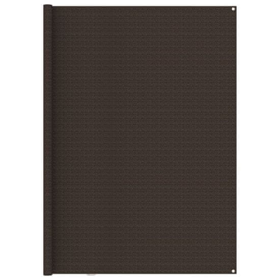 Vidaxl Preproga za šotor 250x500 cm rjava