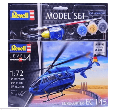 Revell Eurocopter EC 145 model helikopterja, set za sestavljanje, 1:72