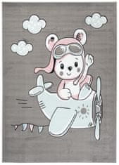 Chemex Preproga Baby Otroška Pastelnih Barv Ds35A Fnu Bela Meta Modra Roza Siva Črna 140x200 cm