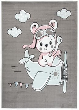 Chemex Preproga Baby Otroška Pastelnih Barv Ds35A Fnu Bela Meta Modra Roza Siva Črna