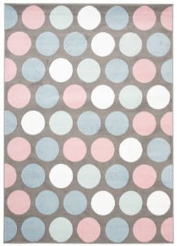 Chemex Preproga Baby Otroška Pastelnih Barv Z920A Fnu Bela Meta Modra Roza Siva