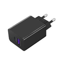 En-TRON hitri omrežni polnilec QC3.0/SCP + PD 20 W (USB + TYPE-C) 100–240 V