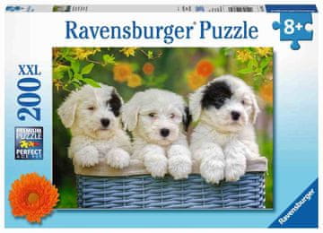 Ravensburger Kužki v košari sestavljanka, 200 delov