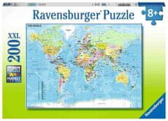 Ravensburger sestavljanka Zemljevid sveta, 200 kosov