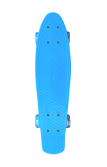 Pennyboard s svetlečimi kolesi, 56 cm, LIGHT BLUE S-149