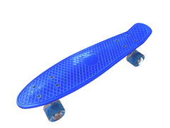 Pennyboard s svetlečimi kolesi, 56 cm, DARK BLUE, S-150