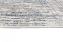 Chemex Carpet Valley Two Level Vintage D710B Bela Bež Kremna Modra 80x150 cm