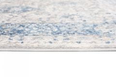 Chemex Carpet Valley Two Level Vintage D713B Bela Bež Kremna Modra Siva 80x150 cm