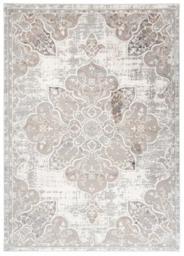Chemex Carpet Valley Two Level Vintage D889A Vizon Bela Bež Kremna Siva