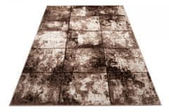 Chemex Moderna Modna Škrilna Preproga 70882/10845 Deluxe Bež Kremna Večbarvna 80x150 cm