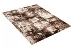 Chemex Moderna Modna Škrilna Preproga 70882/10845 Deluxe Bež Kremna Večbarvna 80x150 cm