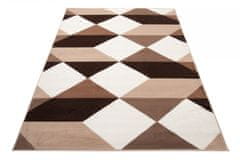 Chemex Moderna Modna Škrilna Preproga 70884/10843 Deluxe Bež Kremna Večbarvna 80x150 cm