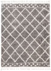 Chemex Preproga Boho F128B Fringes Kremna Siva 80x150 cm