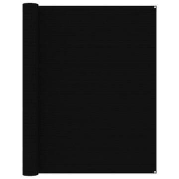 Vidaxl Preproga za šotor 250x400 cm črna