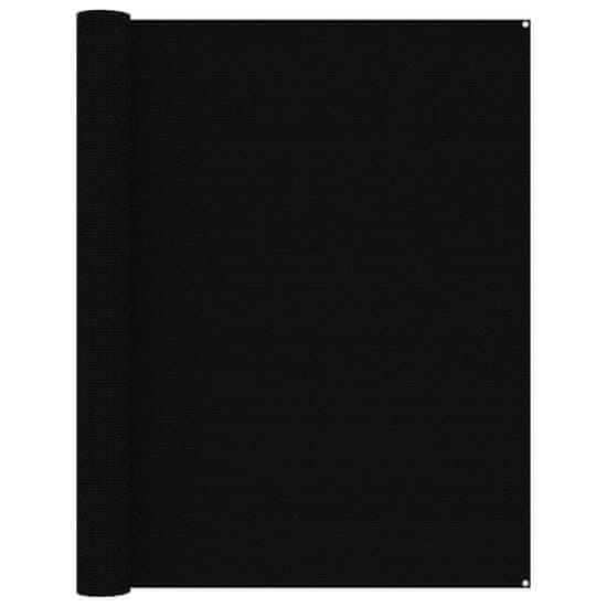 Vidaxl Preproga za šotor 250x500 cm črna