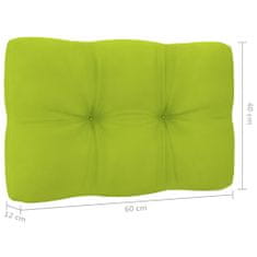 Vidaxl Blazine za kavč iz palet 2 kosa svetlo zelene