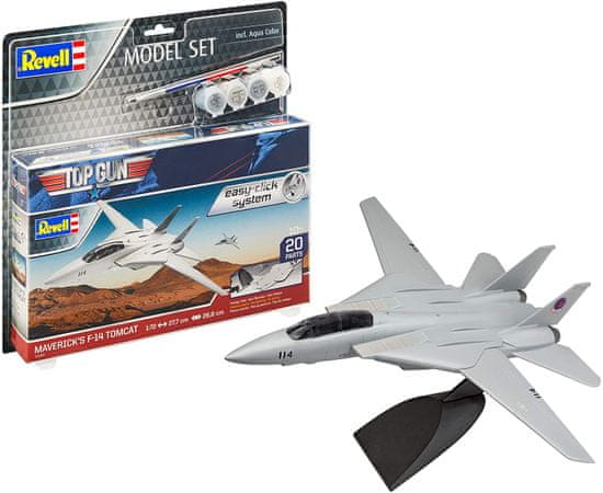 Revell F-14 Tomcat "Top Gun" model letala, set za sestavljanje, 1:72