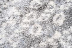 Chemex Preproga Aztec Pločnik Boho Shaggy Z Resicami Fa60B Ejf Kremna Siva 60x200 cm
