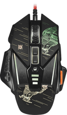 Defender sTarx GM-390L gaming miška, 8 gumbov, z utežmi