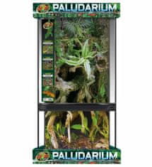 Zoo Med Paludarium terarij z vgrajenim nano akvarijem, 46 x 46 x 91 cm, 38 L