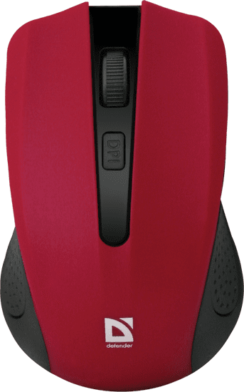 Defender Accura MM-935 rdeča brezžična optična miška