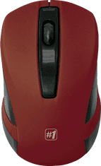Defender #1 MM-605 rdeča brezžična optična miška 