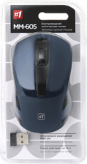 Defender #1 MM-605 modra brezžična optična miška 