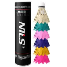 NILS žogice za badminton NBL6216 multicolor 6 ks