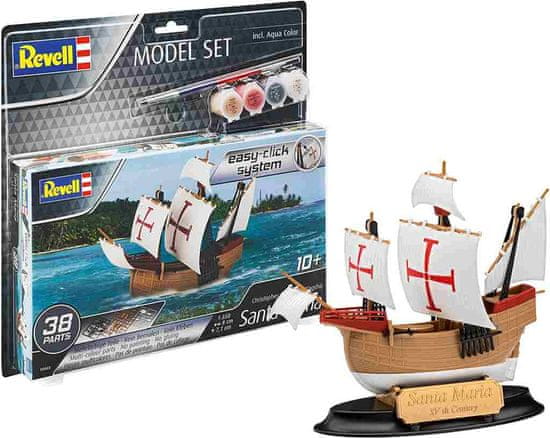 Revell Santa Maria model ladje, set za sestavljanje, easy-click, 1:350