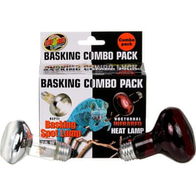 Zoo Med komplet žarnic Basking, 75 W + Infrared, 60 W