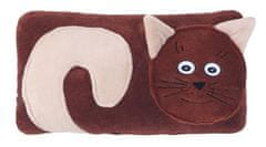 Oblikovan vzglavnik mačka rjava - 45x30 cm - Mačka rjava