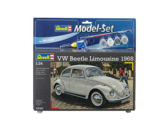 Revell VW Beetle Limousine 68 -B model avtomobila, set za sestavljanje, 1:24