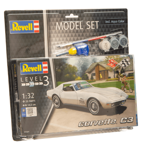 Revell Corvette C3 model avtomobila, set za sestavljanje, 1:32