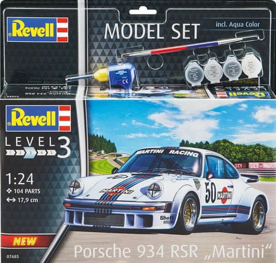 Revell 934 RSR "Martini" model avtomobila, set za sestavljanje, 1:24