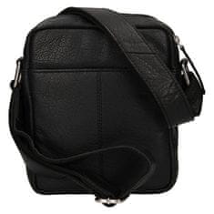 Lagen Moška usnjena crossbody torba