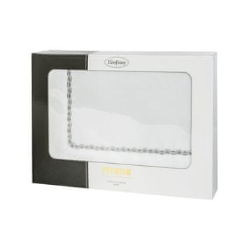 Eurofirany Namizni prt s srebrno obrobo, pakiran v 140 cm x 300 cm