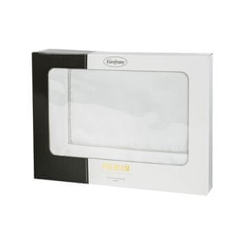 Eurofirany Namizni prt s fino srebrno obrobo, zavit 140 cm x 280 cm