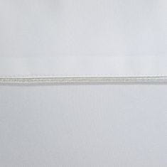 Eurofirany Namizni prtljažnik s finimi srebrnimi cevmi, zavit 40 cm x 200 cm