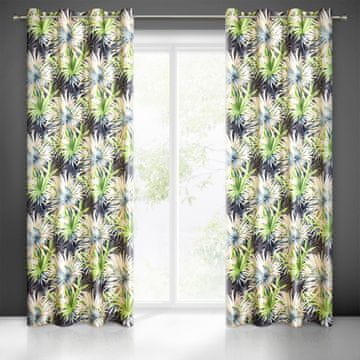 Eurofirany Potiskana žametna zavesa širine 140 cm x 250 cm