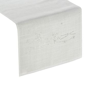 Eurofirany Božični namizni tekač v elegantni barvi 40 cm x 140 cm