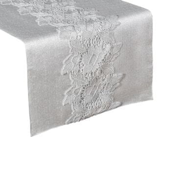 Eurofirany Izjemno eleganten tekač, okrašen s trakom 35 cm x 140 cm