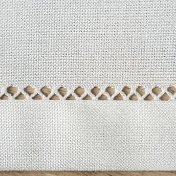 Eurofirany Namizni prt z mrežastim vzorcem, pakiran v velikosti 145 cm x 400 cm