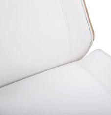 BHM Germany Pisarniški stol Varel, umetno usnje, naravno / belo