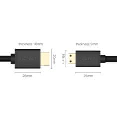 Ugreen HD108 kabel HDMI - mini HDMI 4K 1.5m, črna