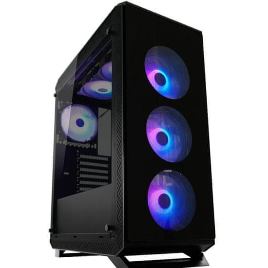 LC Power Sera X 801B igralno ohišje, ATX, RGB, z oknom, črno (LC-801B-ON)