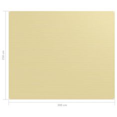 Vidaxl Preproga za šotor 250x300 cm bež