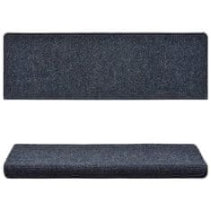 Vidaxl Preproge za stopnice 5 kosov 65x25 cm antracitne