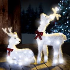 tectake Božični model jelena, 2 luči LED