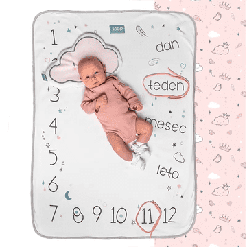 Snap The Moment odejica Photo-blanket Dusty Pink